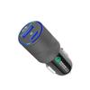 Cargador de teléfono móvil de doble USB 2.1A 2.4A PD 20W 38W encendedor de cigarrillos de coche color cargador de coche