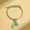 Festival del Bote del Dragón pulsera de cuerda colorida tejida a mano para niños pequeños zongzi Festival de Mayo bolsita con cabeza de tigre cuerda de mano venta al por mayor regalos