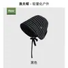2026 Nuevo Sombrero de Pescador Rayado para Mujer Estilo Coreano Verano Ala Ancha Protección Solar para Cara Completa Circunferencia de Cabeza Grande Protección UV Otoño