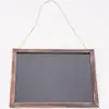 Artesanato de quadro-negro pequeno para pendurar mini publicidade comercial criativa listagem decoração criativa quadro-negro de madeira quadro de desenho