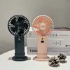 Mini ventilador con forma de oso se puede colocar en un escritorio, mini ventilador para dormitorio, ventilador de mano USB, ventilador eléctrico portátil para el verano