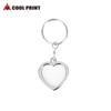 Llavero hueco de metal con transferencia térmica, llavero conmemorativo con personalidad creativa para actividades empresariales.