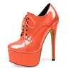 Botas Curtas Femininas Europeias e Americanas Transfronteiriças para Boate, Sexy, Salto Alto com Plataforma de 4cm, Tamanho Grande 46