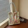 Bolso tote grande único con lentejuelas de escamas de pez, nuevo bolso de lona de moda tendencia 2026, bolso de hombro para el día a día
