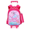 Mochila Escolar de Dibujos Animados Transfronteriza con Ruedas de 15 pulgadas Carrito Estudiante Carcasa Dura 3D Juego de Dos Piezas para Edades 6-12 Mochila con Ruedas de Spider-Man