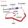 Lápiz probador de circuitos para coche cable de resorte lápiz eléctrico grande prueba de circuitos lámpara de prueba herramienta especial para reparación de automóviles