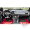 Adequado para Honda S2000 00-09 conjunto completo de adesivos decorativos para painel de levantamento de vidro para modificação interna em fibra de carbono