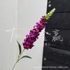 Flores Artificiais de Delfínio e Jacinto de Haste Única para Arranjos de Chão de Casamento, Decoração de Salão de Casamento, Decoração de Casa, Comércio Exterior, Atacado de Fabricante Transfronteiriço