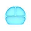 BENHAIDA fábrica transfronteriza plato caliente de silicona plato de silicona de tres compartimentos plato de silicona para niños plato de rejilla cara sonriente