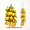 Brochetas de Fruta Simulada Modelo de Fruta de Plástico Restaurante Rústico Jardín de Infancia Tienda de Frutas Decoración Colgante Manzana de Espuma Dátiles Rojos