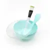 Tigela para Máscara de Beleza de Silicone, Pincel Espátula Macio para Máscara, Kit DIY para Máscara Facial Skincare, Frasco Dosador, Frasco Borrifador, Hidratante