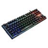 Li magnesio K87 teclado alámbrico 87 teclas sensación mecánica conmutación arcoíris teclado luminoso suspensión tecla juego teclado