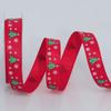 Cinta Navideña 1cm Cinta de Diseño de Ambiente Navideño Decorativa para Festividades Cinta de Color Impresión con Tinta