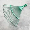 Ancinho de Grama de 22 Dentes, Ancinho de Arame de Aço, Ancinho de Folhas, Ferramenta de Jardim para Remover Folhas e Detritos, Específico para Gramado