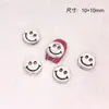 Acessórios de Nail Art em Liga Desenho Animado Urso Rosto Sorridente Coração Torto Diamante Textura Tridimensional Retrô Decoração de Unha Fabricante Entrega Direta