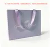 Bolsa espessada rosa multi-tamanho branco papelão saco atacado compras saco bolsa impressão logotipo processamento personalização