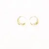 Estilo Popular: Déjame Brillar - Pendientes del Mismo Estilo de Zhao Lusi, Sencillos y de Alta Gama, Accesorios para Orejas de Moda y Elegantes, Ganchos para Orejas Únicos y Distintivos