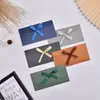 Envelope de laço de fita engrossado Embalagem de presente de aniversário de papel perolado Cartão de saudação Logotipo imprimível Envelope Bolsa Cartão de convite