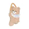 Boneca de Pelúcia Desenho Animado Caixa de Lenços para Carro Urso Fofo Caixa de Lenços Suspensa para Carro Suprimentos Criativos para Interior de Carro