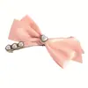 Pinza Versátil y Práctica para Flequillo, Pinza Superior, Pasador con Lazo de Corazón, Accesorio para el Cabello en la Parte Posterior de la Cabeza, Moderno Accesorio para el Cabello con Perlas para Niñas