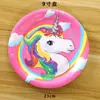 Conjunto de Copos de Papel Unicórnio, Suprimentos de Pratos de Papel para Festa de Aniversário, Louças Decorativas com Tema Cavalo Nuvem em Estoque