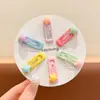 Presilhas de Cabelo de Gota D'água Dopamina de Verão para Crianças, Presilhas Doces para Meninas, Presilhas Laterais Bb, Presilhas Coloridas para Franja