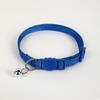 Correa de nailon para mascotas collar de gato hebilla de seguridad hebilla de gato correa de color Campana mascota collar de gato multicolor colorido