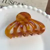 2025 nuevo pasador de linterna de ácido acético coreano clip de calabaza 8.5cm mediano todo-partido estilo niña accesorios para el cabello huecos