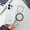 Funda magnética transparente de colores adecuada para OPPO Reno16, lujo 15, gama alta 14Pro, funda de teléfono estilo ins coreano para niñas