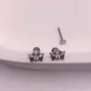 Venta Caliente Aretes Corona de Flores de Titanio F136 Clavos de Labio de Aleación de Titanio Clavos de Cartílago Auricular Clavos Cocleares Joyería para Perforación Corporal