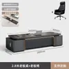 Mesa de Escritório de Luxo Leve para Chefe Combinação de Mesa de Escritório e Cadeira Mesa de Escritório de Alto Padrão para Gerente Supervisor Presidente Executivo Mobiliário de Escritório