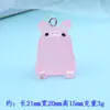 Popular Cerdo Rosa Luminoso Tridimensional con Uñas de Cuerno Llavero DIY Hecho a Mano Colgante para Coche Imán para Refrigerador Decoración