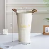 Cubo de Lata Vintage Transfronterizo para Flores para Uso Doméstico, Cubo para Arreglos Florales para Decoración de Sala de Estar, Jarrón para Flores Secas, Cubo para Remojar Flores de Floristería, Cubo de Agua para Flores Frescas