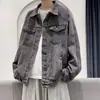 8007 Chaqueta de Mezclilla para Hombre Nueva Primavera y Otoño Casual Elegante Ropa de Trabajo Moda Masculina Top Ropa al por Mayor