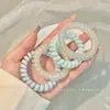 Goma para el pelo con cordón de teléfono de dopamina, Cuerda para el pelo linda estilo perezoso, Cuerda para el pelo de alta gama para niñas, Accesorio para el pelo con banda de goma de alta elasticidad