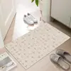 Tapete de Entrada para Casa de Terra de Diatomáceas Transfronteiriço, Resistente à Sujeira, Fácil de Manter, Absorvente de Água para Banheiro, Antiderrapante, Tapete de Secagem Rápida