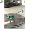 Máquina rectificadora de placas de acero de empuje manual, soldadura de empalmes de placas de metal, lijadora eléctrica, pulidora de cinta de placas de acero