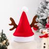 Sombrero de Navidad de asta de alce Sombrero para gato mascota Decoraciones de escena navideña Sombrero para perro de Navidad Pequeños regalos de Navidad