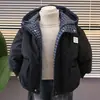 Chaqueta de algodón con forro polar para niño, nuevo estilo invierno 2026, roja, abrigo de algodón engrosado para niño, ropa de invierno para bebé