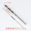 Broca de reparo de tambor oco para azulejo cerâmico broca helicoidal de areia de diamante agulha escareadora de liga metálica de vidro de jade