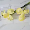 Flores Artificiais com 2 Cabeças de Íris, Arranjo de Flores para Casamento Alice Pintura a Óleo, Flores de Seda, Adereços de Fotografia para Salão de Casamento, Flores Artificiais, Celebridade da Internet