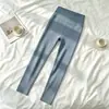 Ropa de Abrigo Otoño e Invierno Tallas Grandes Pantalones Tiburón de Cintura Alta para Mujer Control de Abdomen Levanta Glúteos Adelgazantes Pantalones de Yoga Fitness Modelado Corporal Pantalones Cálidos de Tiro Bajo