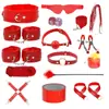 Juguetes sexuales para adultos Jiuai, accesorios SM, juguetes sexuales para parejas, bondage, látigo de cuero, tapón anal, entrenamiento del amor y provocación