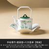 Juego de Té Kung Fu de Bambú Pintado a Mano de Fábrica, Taza Especial para Beber Té, Cuenco de Cerámica con Tapa, Taza de Degustación Individual, Taza de Maestro