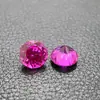 Gemas de Colores Cultivadas, Gemas de Colores Redondas, Rubí, Zafiro, Padparadscha, Joyería Sintética Creada en Laboratorio