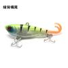 Atacado e varejo de equipamentos de pesca VIB de cauda rolante isca macia isca artificial isca de pesca cinco por caixa isca com anzol