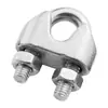 Abrazadera de Cable de Acero Inoxidable 304 Hebilla en U de Bloqueo Cierre Galvanizado por Inmersión en Caliente Bloqueo de Cable de Acero M5M6M8M10M12