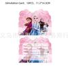 Nueva Decoración de Cumpleaños Rosa con Tema de Frozen para Niños Suministros para Fiesta de la Princesa Elsa Suministros para Decoración de Escena
