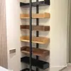 Estantería de Madera Maciza de Múltiples Niveles, Estilo Nórdico, de Pie, sin Instalación, Estantería Creativa para Apartamentos Pequeños, Estante para Libros Ilustrados Infantiles, Estante Divisor