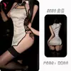 Pensamentos Noturnos Tristeza Noturna Interesse Sexual Lingerie Estilo Desejo Puro Tentação Cheongsam Pijama Uniforme Paixão Conjunto Fácil de Remover 9830